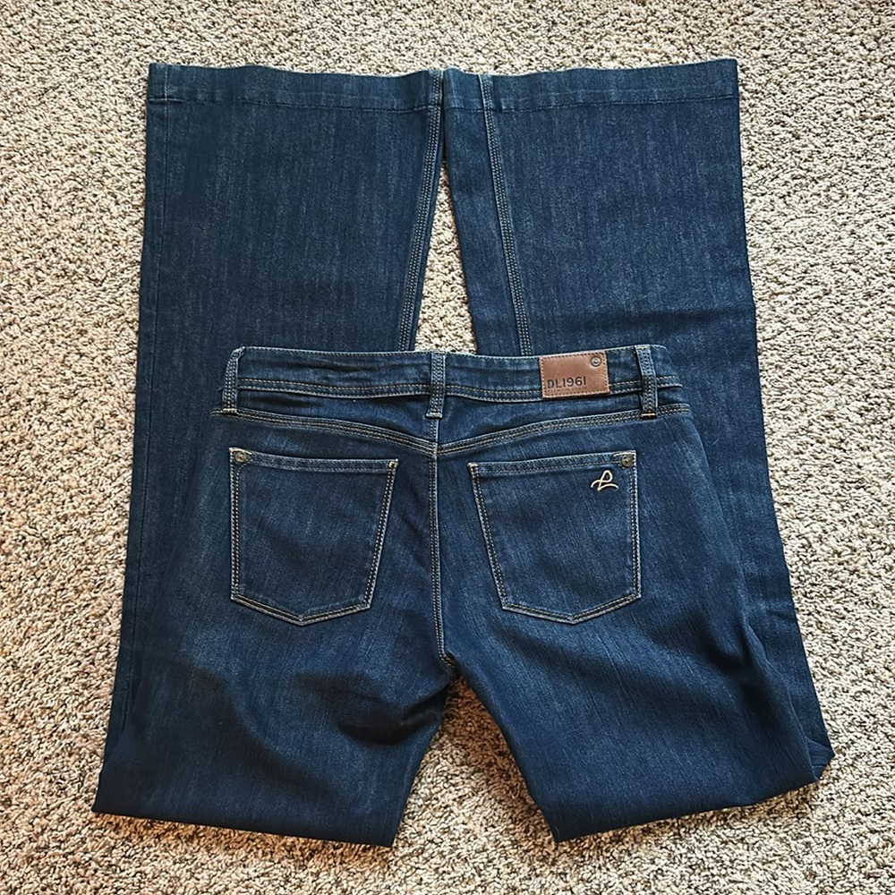 DL1961 Women's Blue Jeans Flare Bootcut - Picture 4 of 8